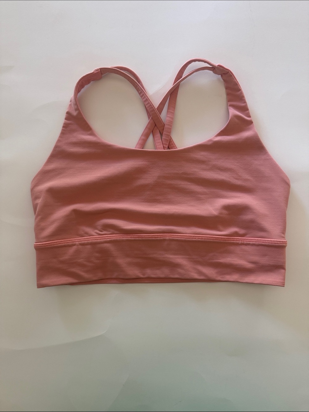 lululemon athletica Peach Double-Strap Low-Impact Sports Bra
